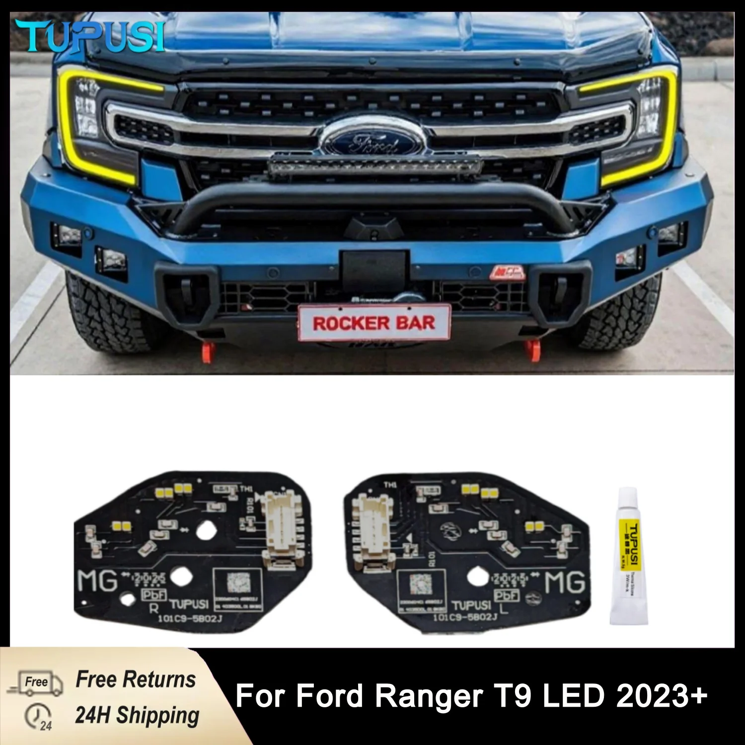 Yellow Amber Drl Le…