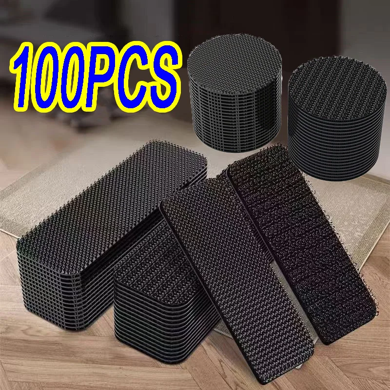 Squeaker de doble cara, imán adhesivo elegante para cortinas, sujetadores de cinta adhesiva, rollo DIY para el hogar, tira adhesiva fuerte