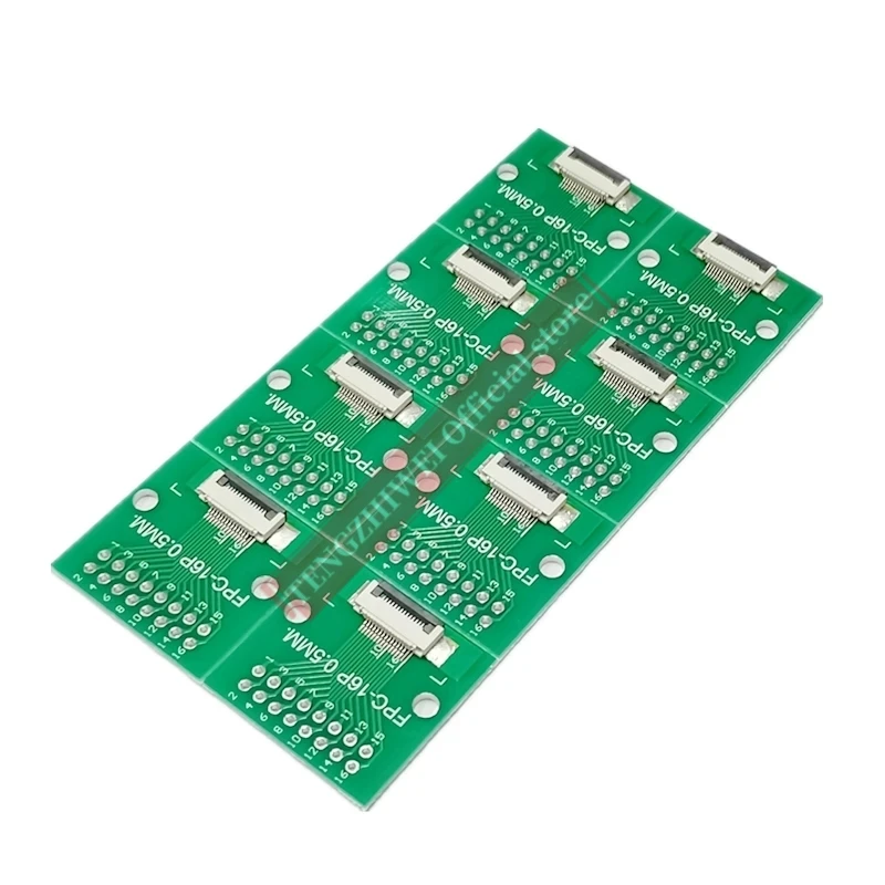 Carte adaptateur FDavid/FPC 0.5MM-14P à 2.54MM soudée 0.5MM-14P connecteur rabattable, 5 pièces