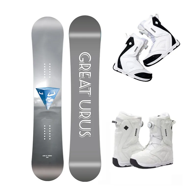Complete Snowboard Package With Boots For Adult Men - All Mountain Set With Fast Delivery Guarantee