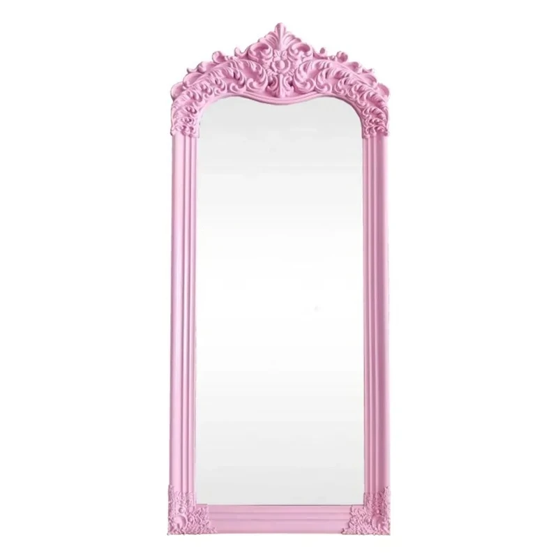 BBPink  full-length mirror clothing store, full-length mirror ins Muse selfie, decorative mirror