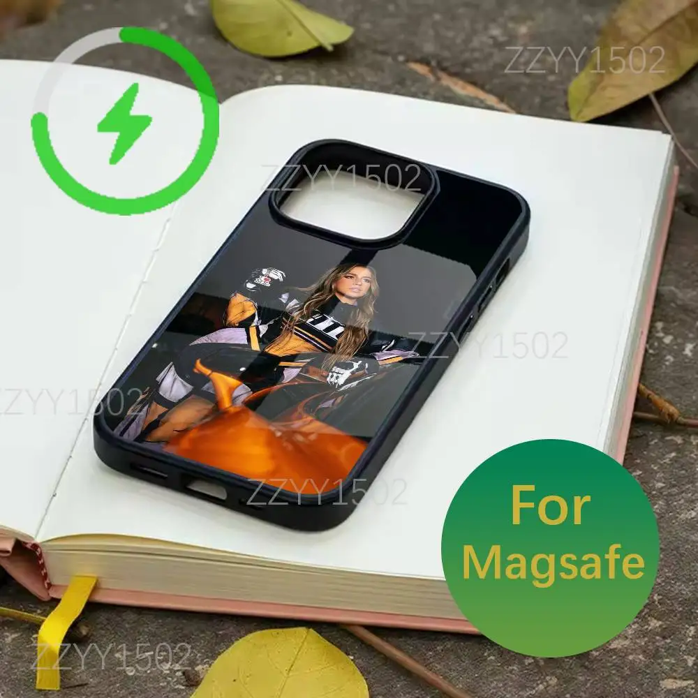 Casing Ponsel Tate Mcrae Sangat Mirip Untuk iPhone 17,16,15,14,13,12,11,Pro,Max,Plus,Mini,SE4,E Pengisian Daya Nirkabel Magsafe