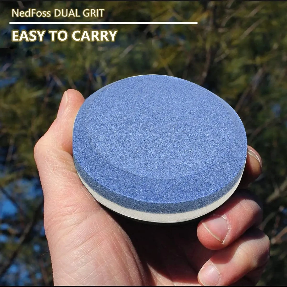 Sharpening Stone Kitchen Knife Sharper Whetstone Tools Round Hand Dual Grit Tool Fast Precision Blade Sharp Stone Knife Grinder