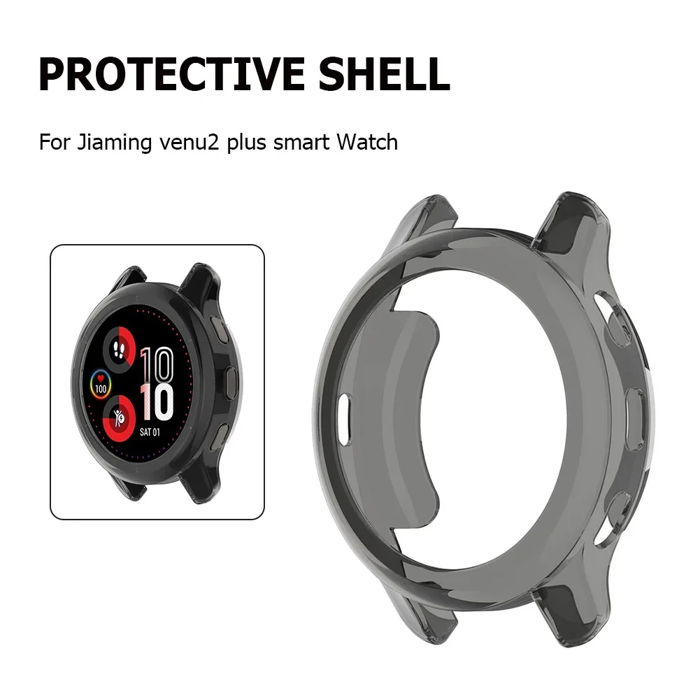 Bracelet Protective Shell Watch Screen Protector Case for Garmin Venu 2 Plus