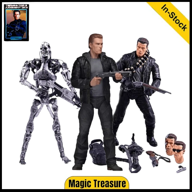 In Stock Original Genuine Terminator Endoskeleton PVC Action Figure Collection Model Toy 7 Inches 18 Cm Gift