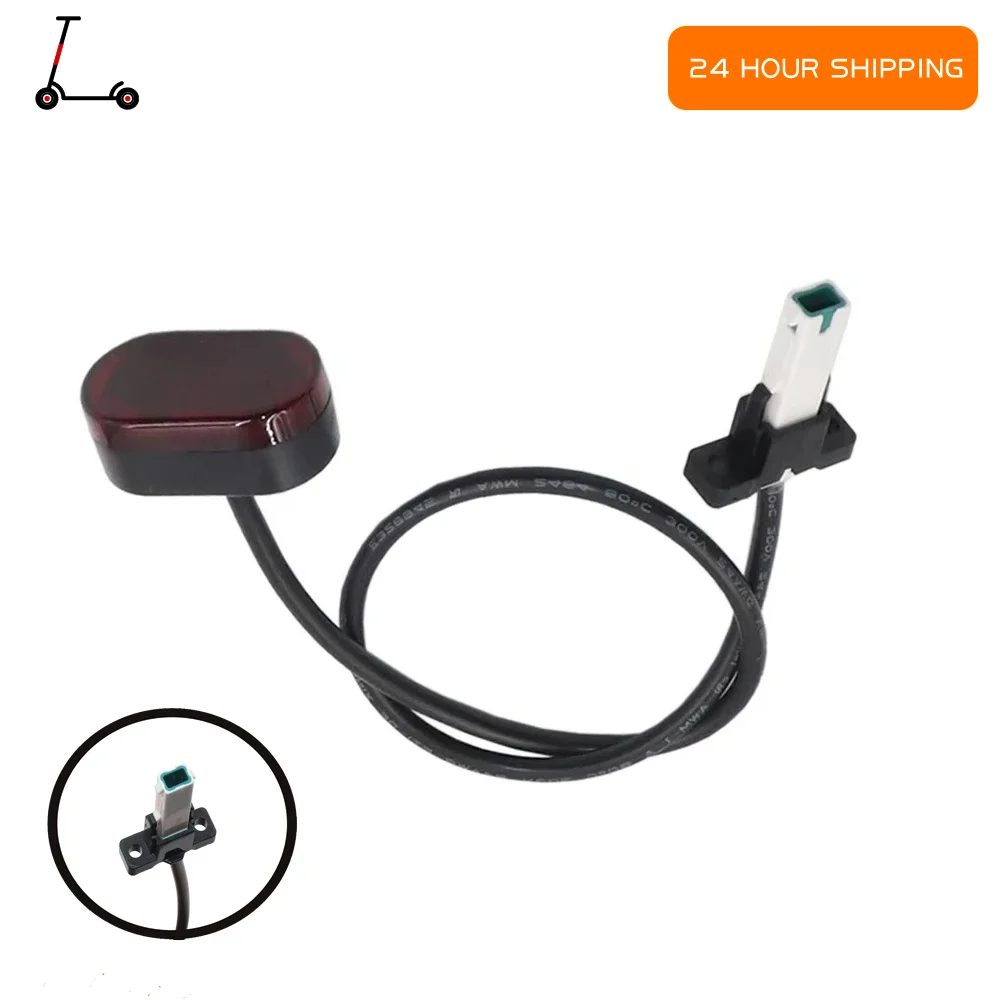 

12 шт., предупреждающий стоп-сигнал на крыло, аксессуары для электрического скутера, задний фонарь с линией для Xiaomi M365 Pro M187 1S, запчасти