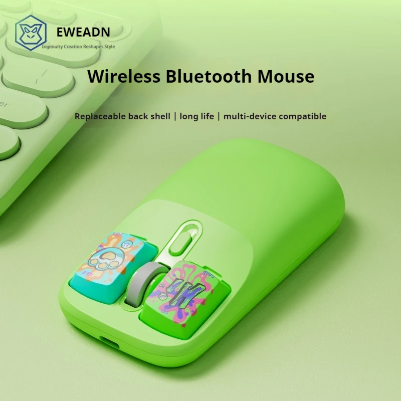 

Eweadn Dopamine Wireless Mouse 2.4g Silent Button Charging Lightweight Portable Good Appearance Office Specific Ergonomic