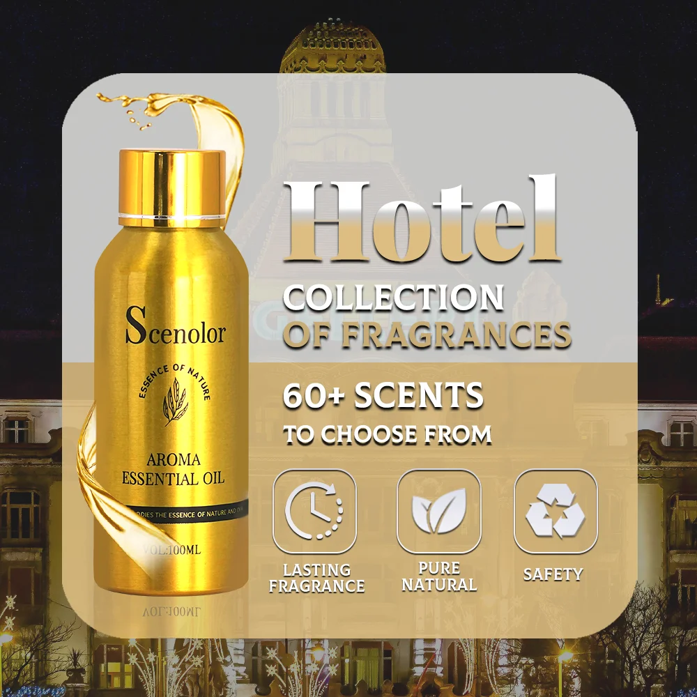 Aceite Esencial de Hotel, 100ml, extracto de planta pura, fragancia para habitación, ambientador para el hogar, aceite esencial de Oasis aromático eléctrico para difusor