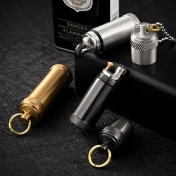 Mini Keychain Pendant Lighter Seals Multi Style Portable Metal Grinding Wheel Lighter Choice Smoking Gadgets