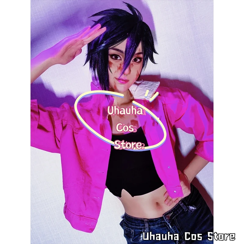 

Костюм для косплея SUGOI COS*/Game Disppatch Invisigal: топ, брюки, полный комплект, аниме-наряд для женщин на Хэллоуин и Рождество
