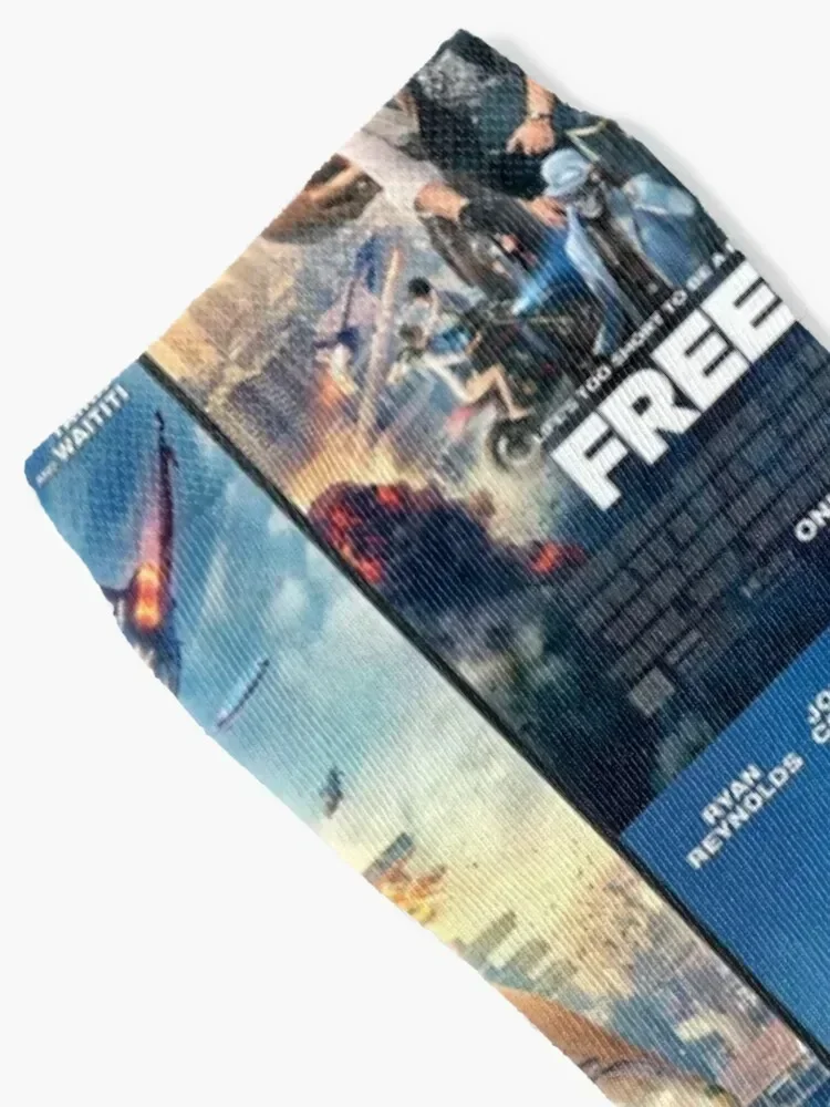 Free Guy Movie (2021) Socks cool Hiking boots with print football Socks Ladies Men's