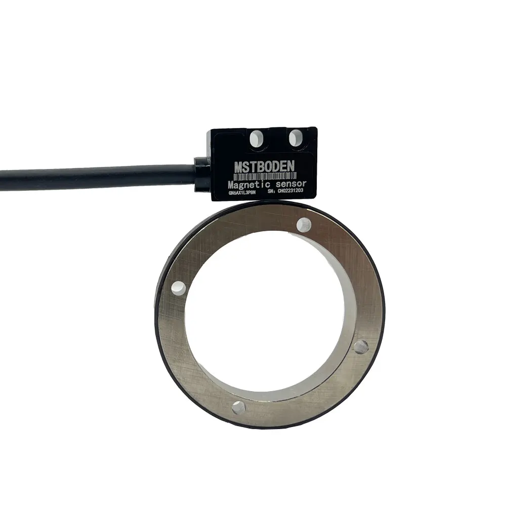 Precisão Magnética Grating Régua Girando Worktable Angle Display Sensor Sinal de Pulso 360 ° Eia422 Alta