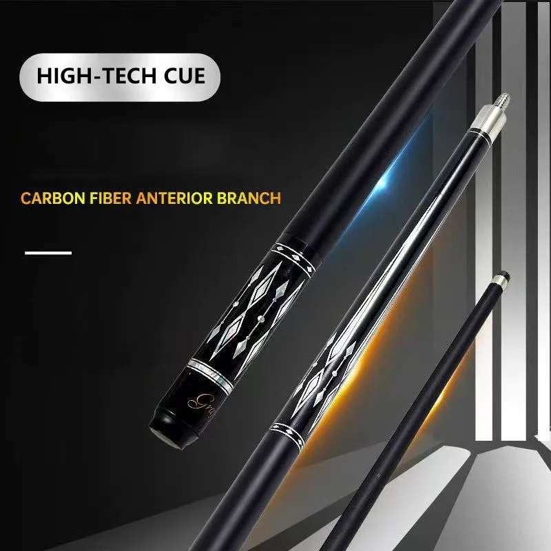 عمود جديلة فردي من ألياف الكربون بالكامل بنسبة 100% عالي الجودة لهيكل البلياردو عالي الأداء