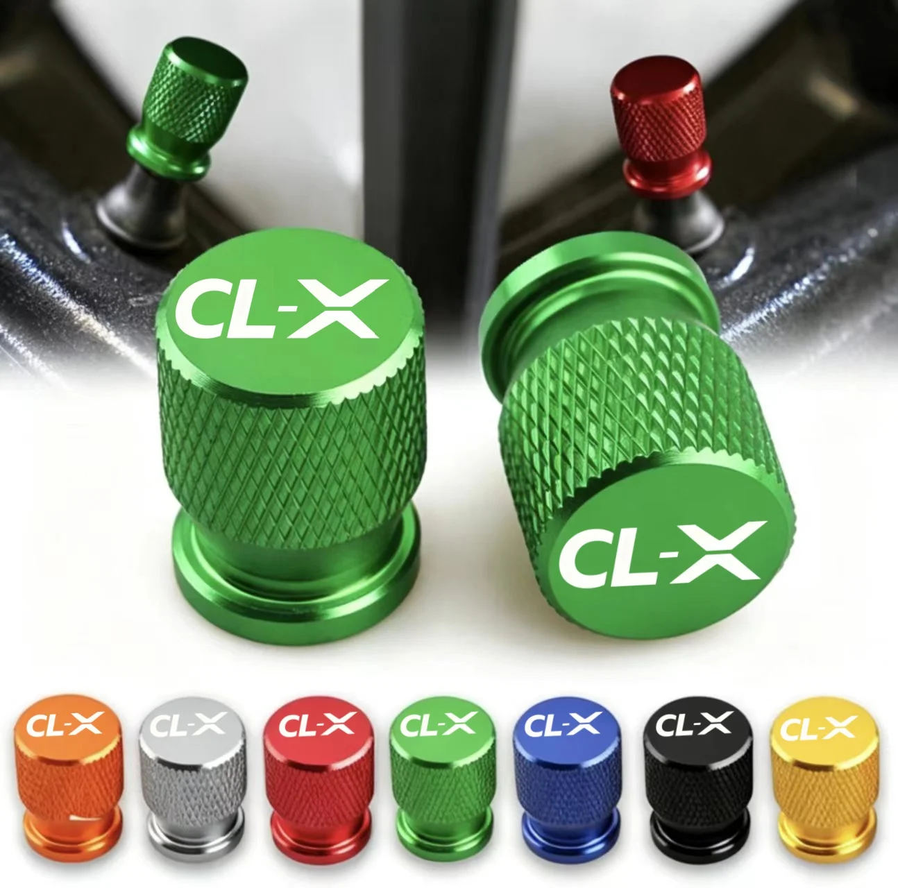 Latest Motorcycle Tire Valve Stem Cap Suitable for CFMOTO CL-X 250 700 Series Models Black ABS Plastic Valve Cap