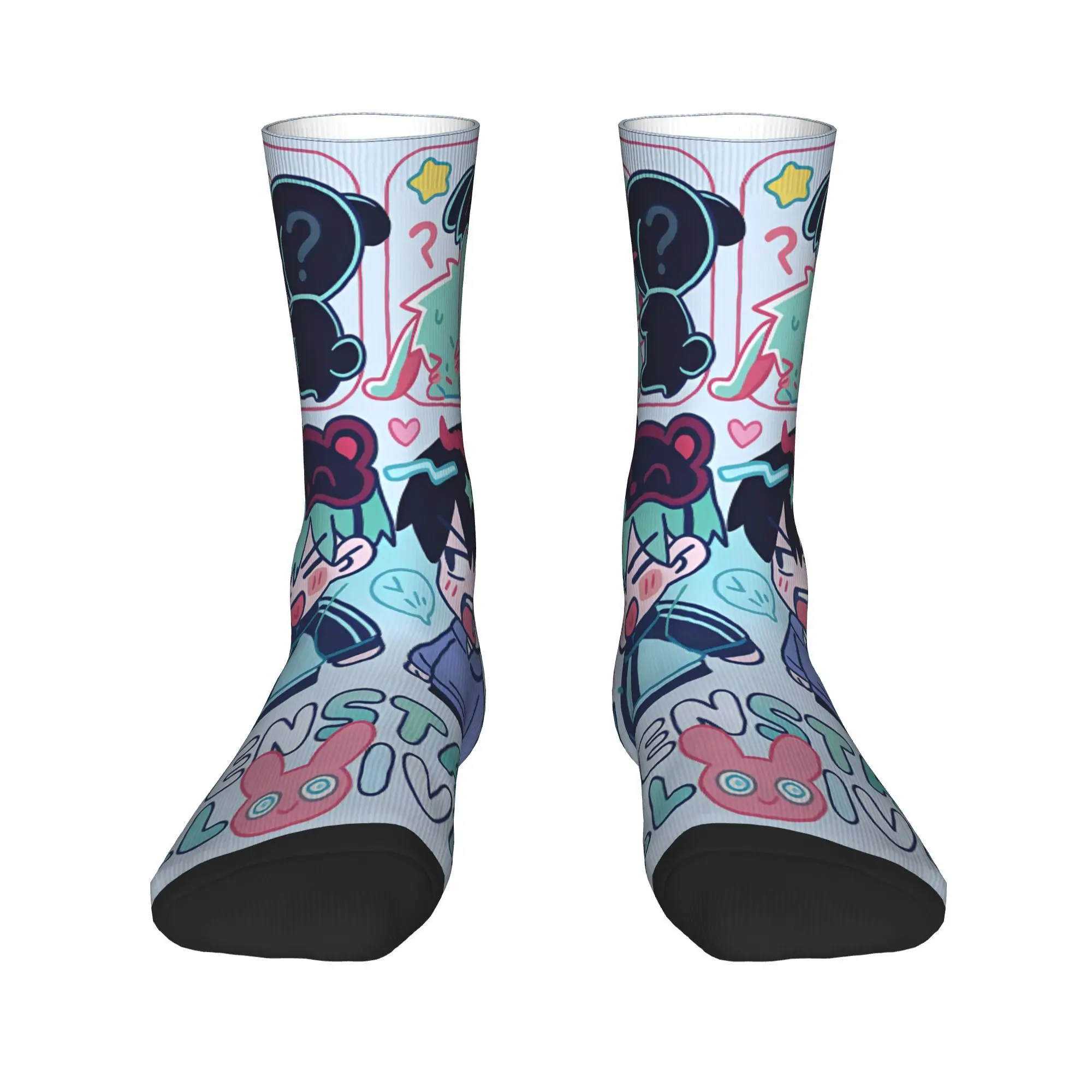 Alien Scenery Socks Till Ivan Cartoon Design Stockings Anti Sweat Men Socks Soft Breathable Autumn Funny Skateboard Socks