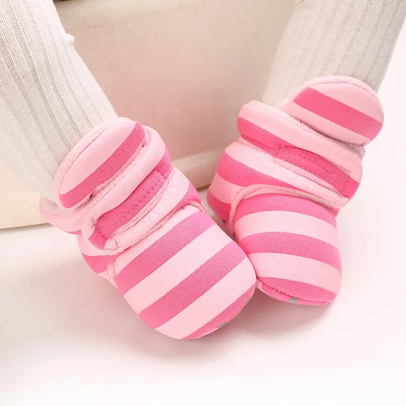 Classic High Superior Baby Shoes Fresh Solid Color Hot Cotton First Walker Comfortable Boots Macio