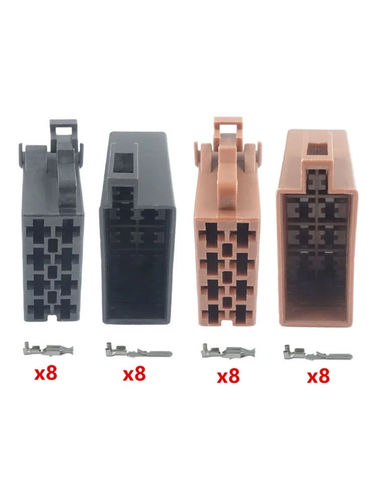 8 broches 962191-1 357035447A 963121-1 106455-1 106455-3 962189-1 prise de fil automatique non scellée pour VW Radio Horrn