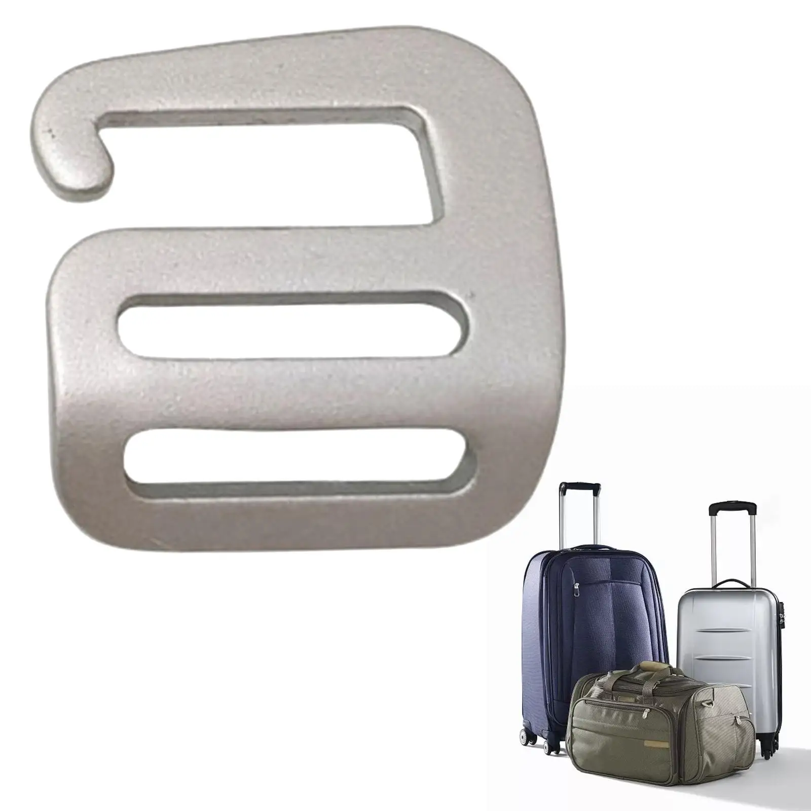 Aluminum Alloy G Hook Webbing Buckle 25mm Adjustable Hardware Belt Clips for Webbing Buckle Clip Backpack Strap Luggage Sack