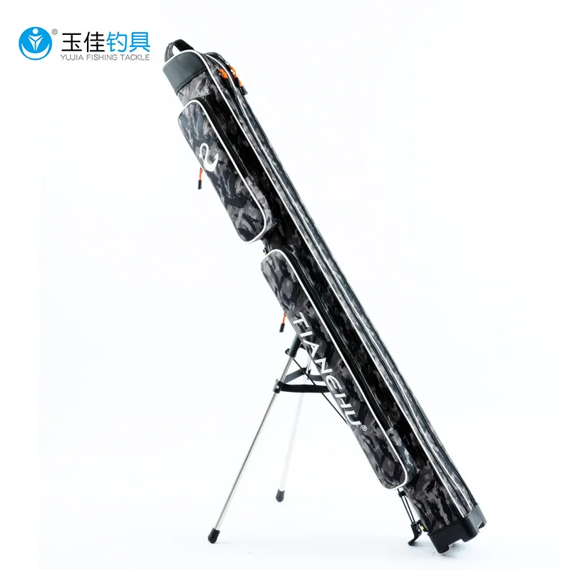 

Foldable Fishing Rod Waterproof Thickened Portable Hard-Shell Case Bag Storage Holder Universal Sea Backpack Strap
