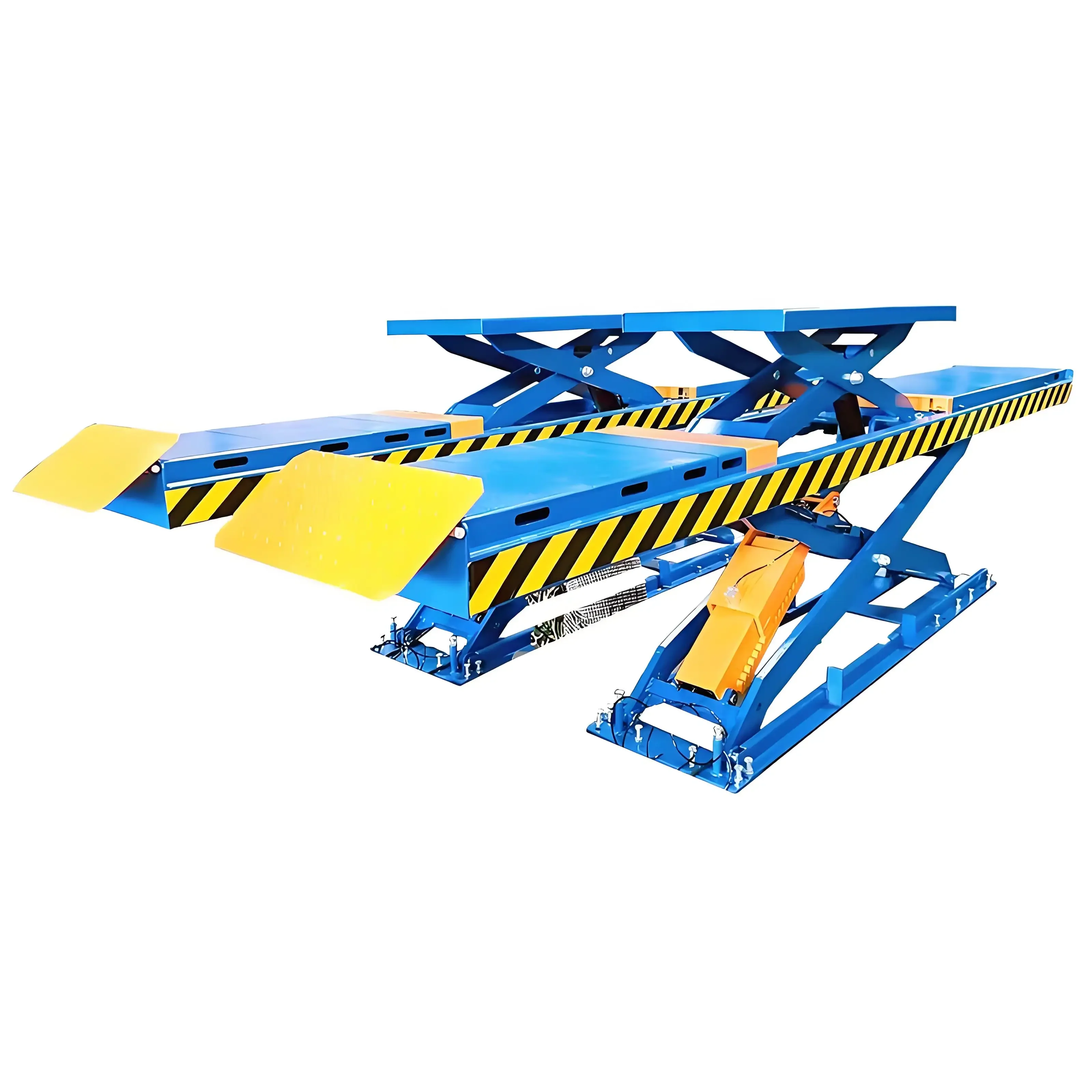 High quality 4T  Hydraulic Scissor Car Lift auto repair use scissor lift full rise scissor car lift