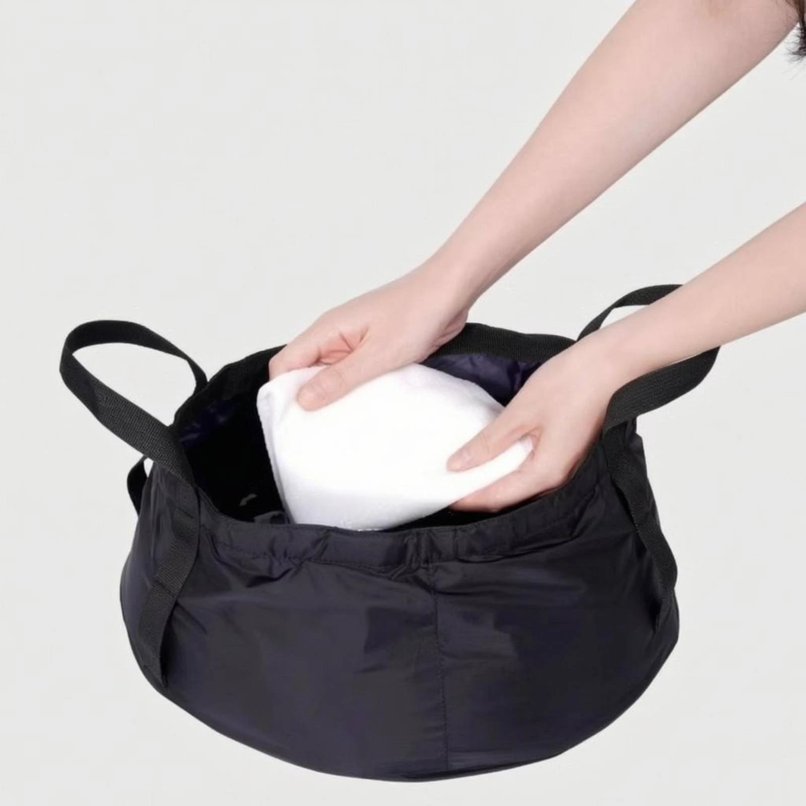 Collapsible Basin Compact Storage Folding Basin Household Container Easy to Clean Multipurpose