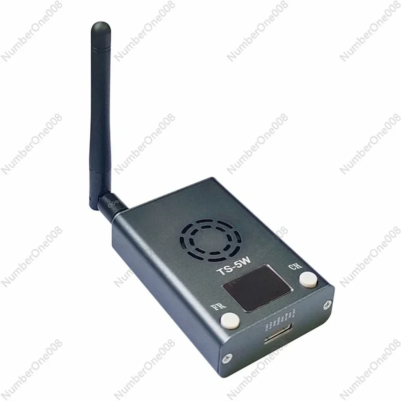 

TS-5W 5.8G 56CH Transmitter Wideband FM Modulate AV Transmitter Module Audio Video Transmitter Gray