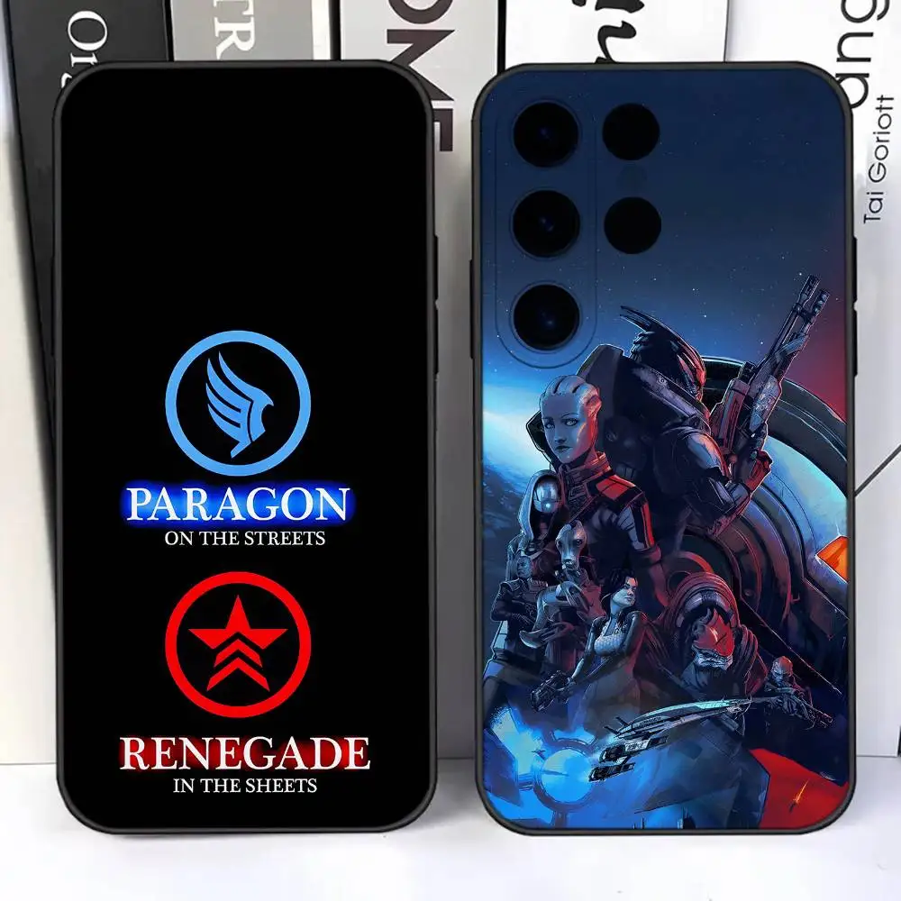 

N7 M-Mass Effect NT1464 Soft TPU Cover Anti-Scratch For Samsung S25,S24,Ultra,S20,S30,Plus,S22,S23,Ultra,Plus,5G Phone Case