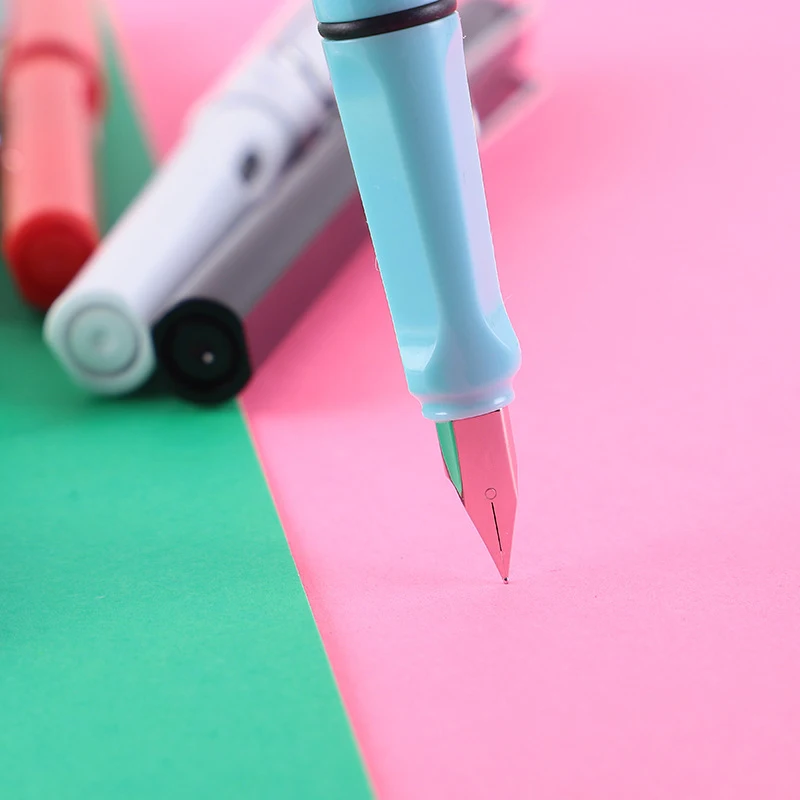 1pcs Plastic Student Fountain Pen,Metal Pen Clip,EF Nib,Suitable For Ink Or Ink Sac Use,Office And Study Supplies JX-01 view 5