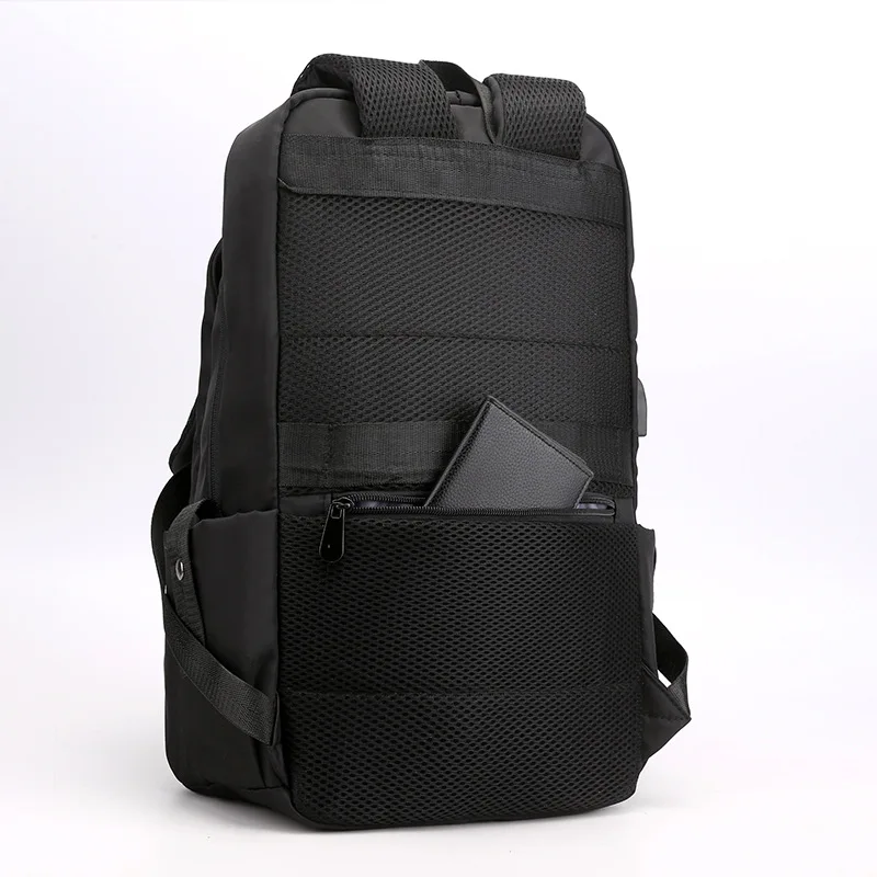 Men's travel backpack Large Capacity Waterproof Shopping Backpack Multifunctional Notebook Bags with USB Charging Port