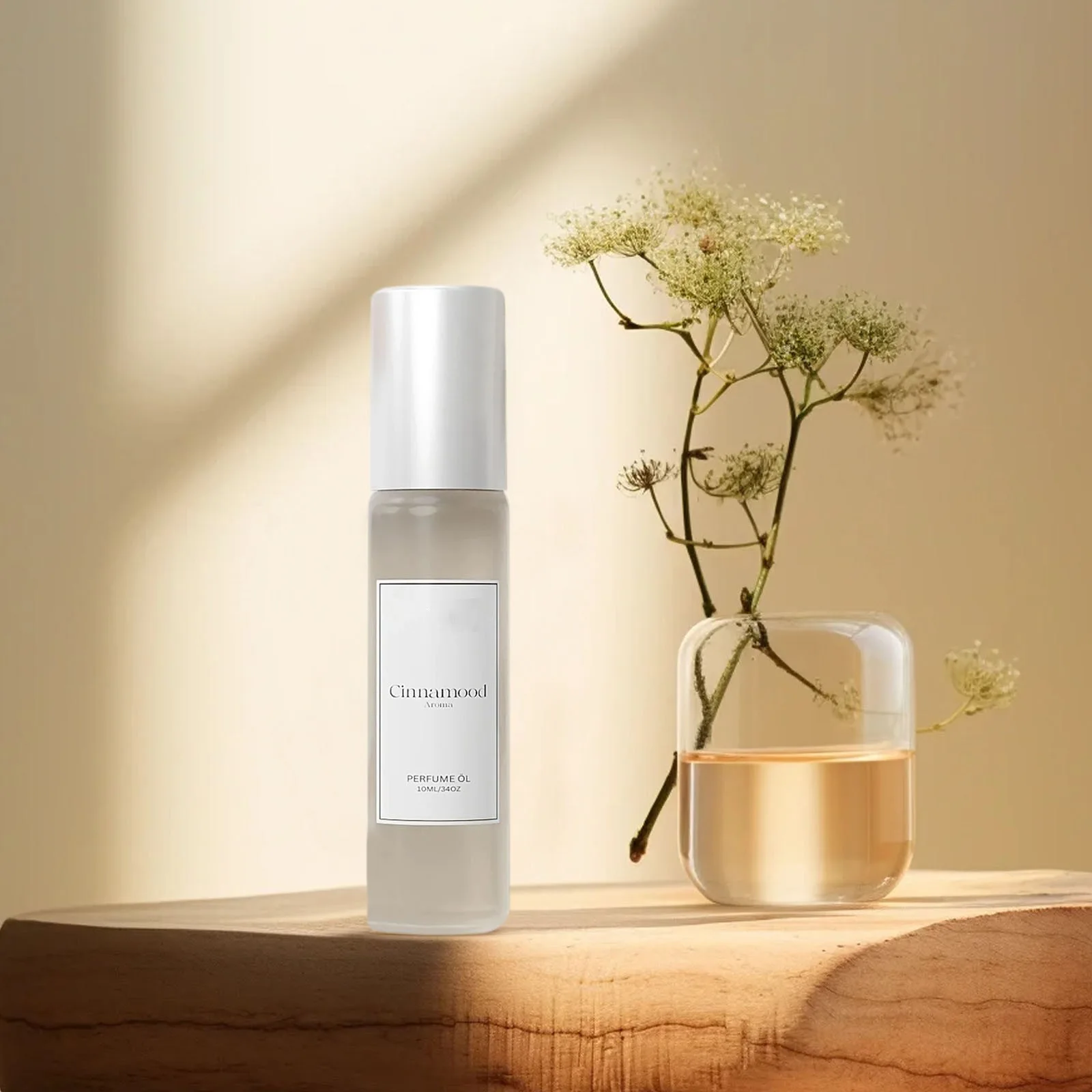 Aceite de perfume roll-on portátil: extracto natural, aroma afrutado |   Fragancia fresca duradera para citas de amantes y uso diario