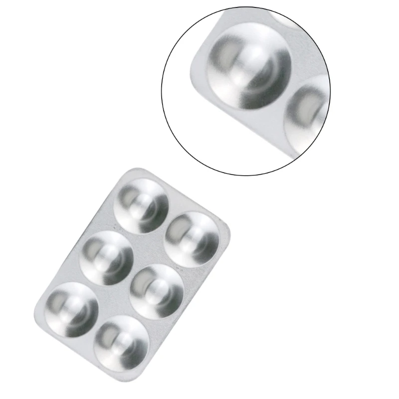 Metal Paint Mixing Round Sqaure Paint Tray Artist Paint Mixing