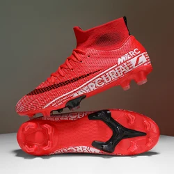 Sapatos de futebol profissional para homens e mulheres, botas de futebol, unisex, respirável, treinamento grama, esporte, alta qualidade, venda quente, novo