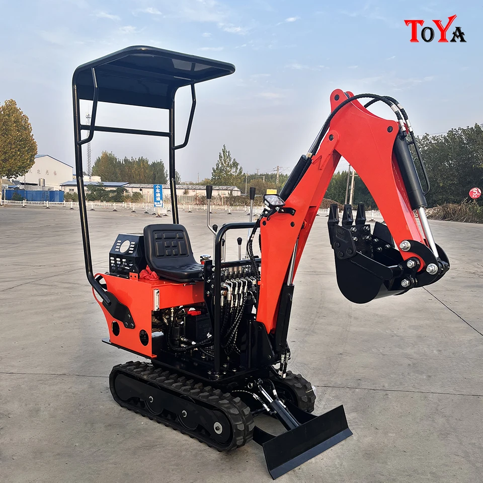 Multifunction excavator 0.8 ton Factory Price Small Mini Crawler Digger Farm Garden Using Portable Mini Excavator customized