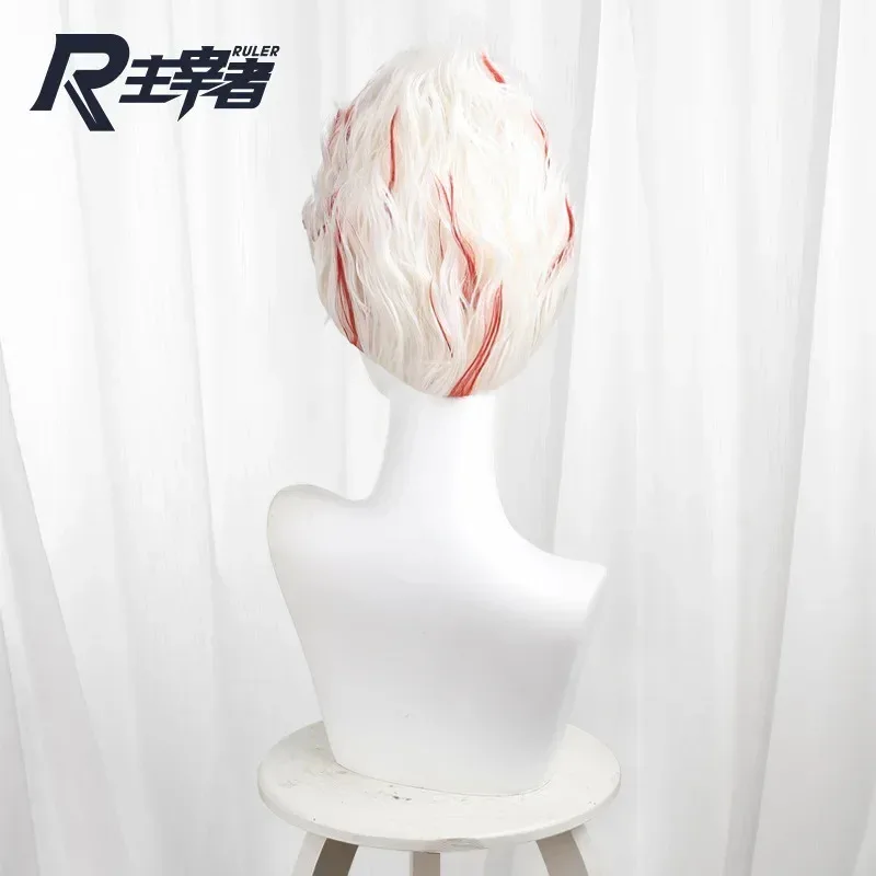 Okarun Occult-kun Cospaly Wig Anime Dandadan Turbo Granny's Powers White Short Hair Heat-resistant Fiber Hair Free Net Halloween