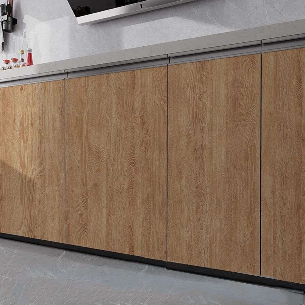 Wasserdichte Holz-Vinyl-Tapete, selbstklebende Tapeten, Türen, Schrank, Schreibtisch, moderne Möbel, dekoratives Wandpapier