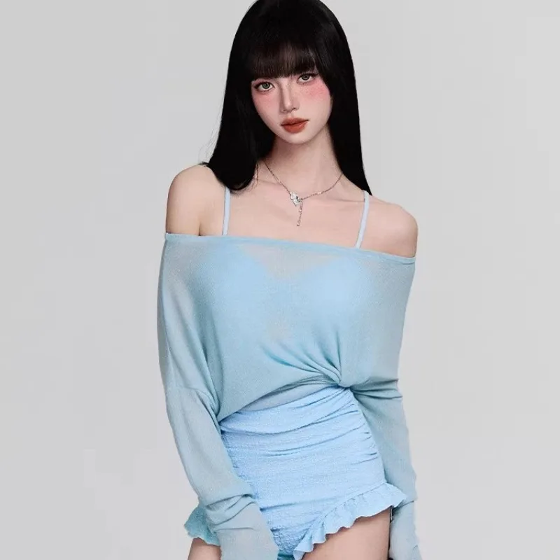 New Unified Swimsuit for Women, Conservative and Slimming Dress Style, High-end Sun Protection Swimsuit, Water Color Scheme