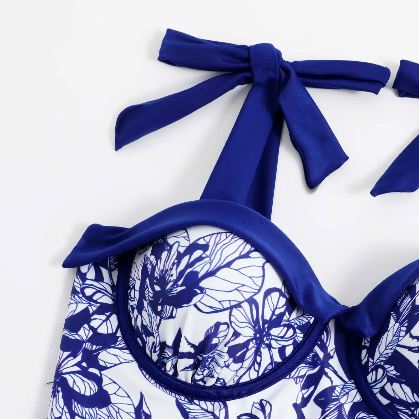 Sexy 2025 Push Up Bikini Set One Piece Swimwear Biquini Swimsuit Vintage Brazilian Bathing Suit Retro Print Cover Up Beach Skirt