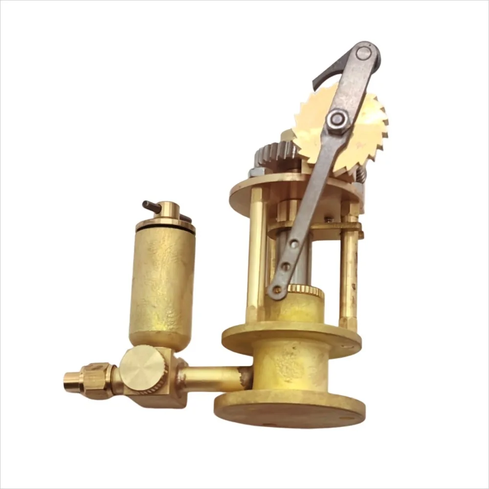 P100 Steam Engine Piston Oil Pump Made of Brass Driven By A Linkage Mechanism Steam Engine Model Accessory