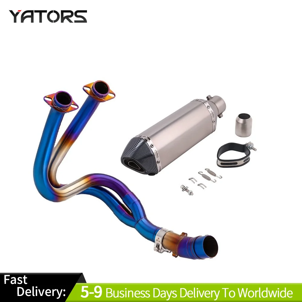 

For Kawasaki Ninja 650 Z650 2012-2024 Header Exhaust Front Link Pipe Muffler Tip Exhaust Systems Exhausts Pipes