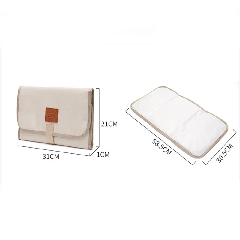Foldable Baby Diaper Changing Pad Waterproof Newborn Diaper Pad Portable Toddler Changing Table Durable Oxford Baby Diaper Sheet