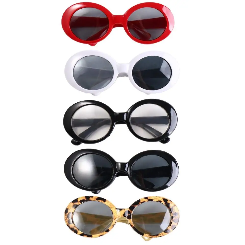 Photo Props Dress Up Doll Glasses Round Frame Toys Decoration Pet Sunglasses Mini Plastic Dolls Eyeglasses 20cm Dolls