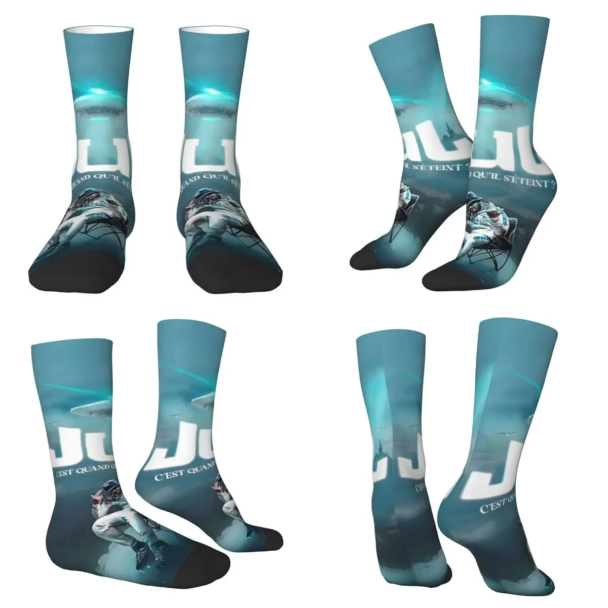 جوارب JuL Cest Pas Des Lol جوارب Harajuku عالية الجودة لجميع المواسم جوارب طويلة إكسسوارات للجنسين هدايا عيد الميلاد