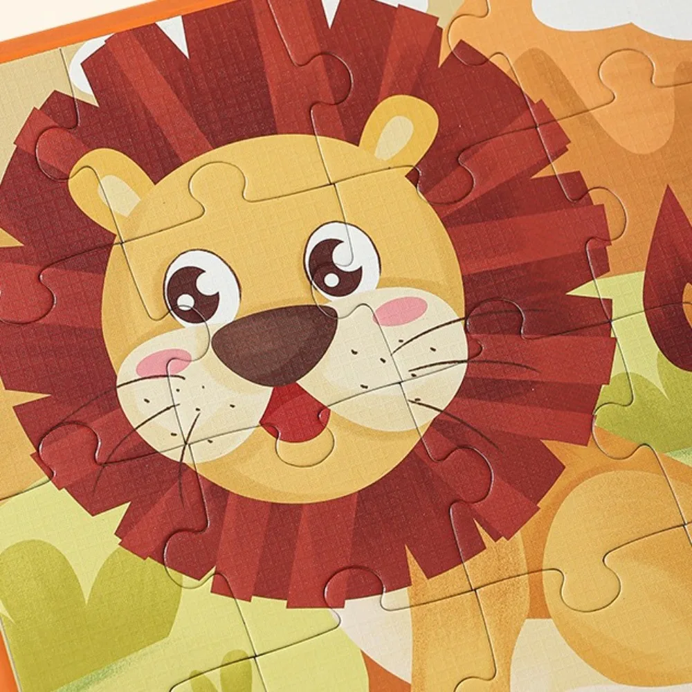 수제 자석 무소음 종이 만화 공룡 스티커 북 핸드 레저 반복 붙여넣기 DIY 어린이 활동북 장난감 여자아이용