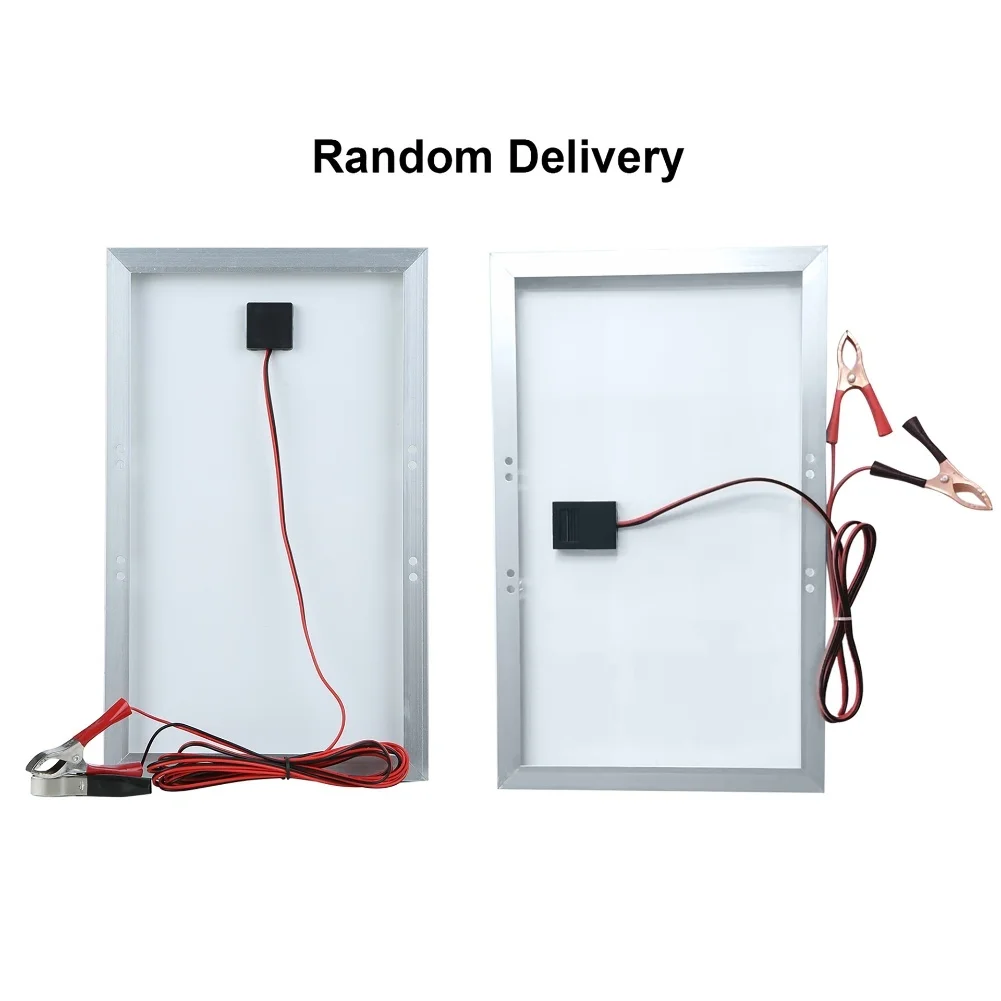 30W 12V Polycrystalline Solar Panel Kit with Compact Design for Easy Transport and Use in Various Outdoor Settings