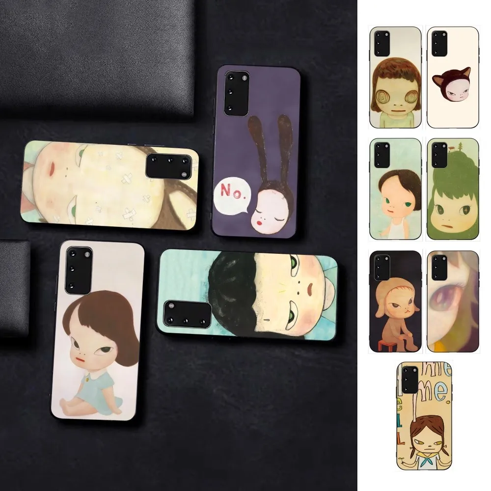 Y-Yoshitomo N-Nara Art Phone Case For Samsung S 9 10 20 21 22 23 30 23 24 plus lite Ultra FE S10lite Fundas