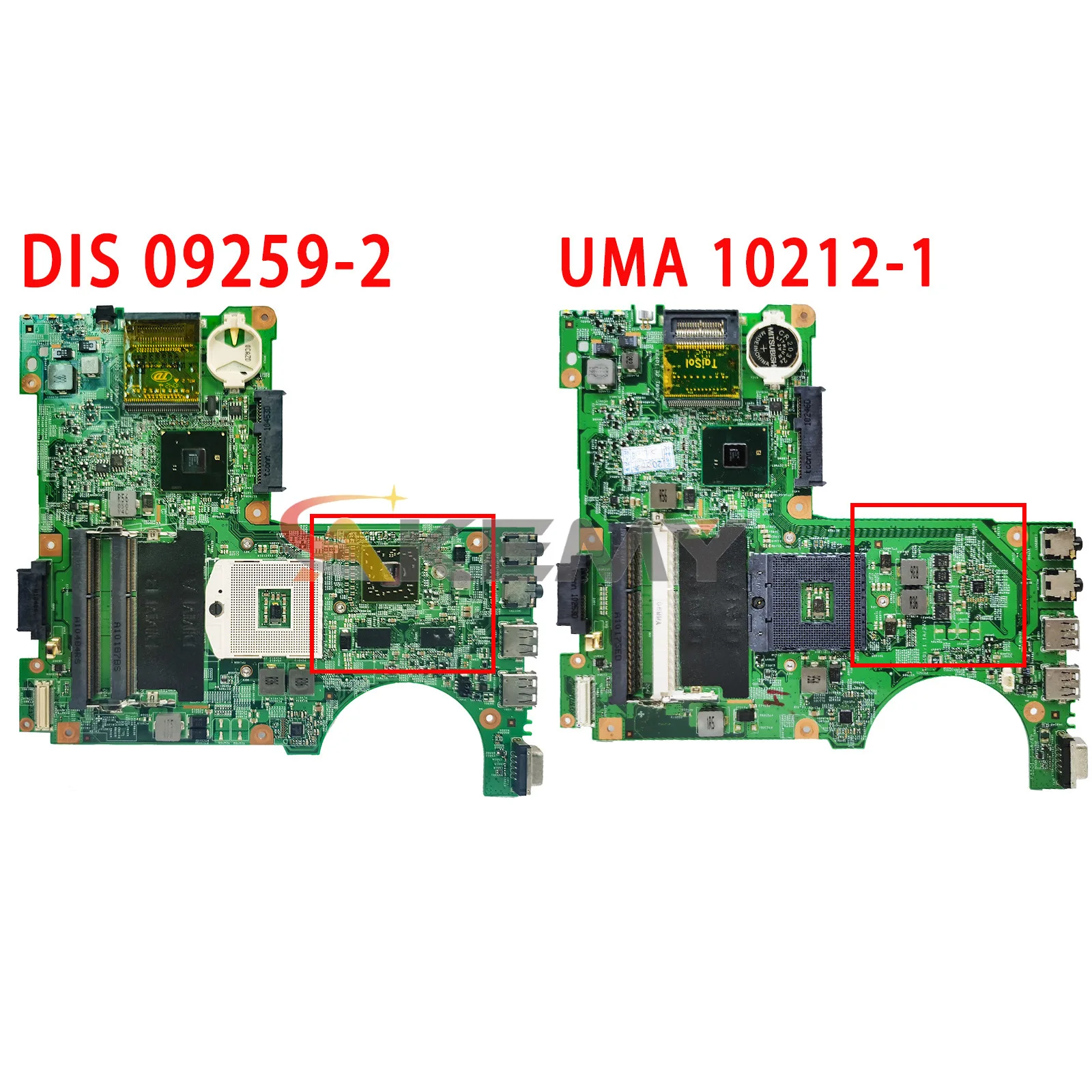 AKEMY For DELL Inspiron N4030 Laptop Motherboard 05259-2 10212-1 48.4EK19.011 Mainboard HM57 DDR3 CN-0R2XK8 0H38XD Fully Tested