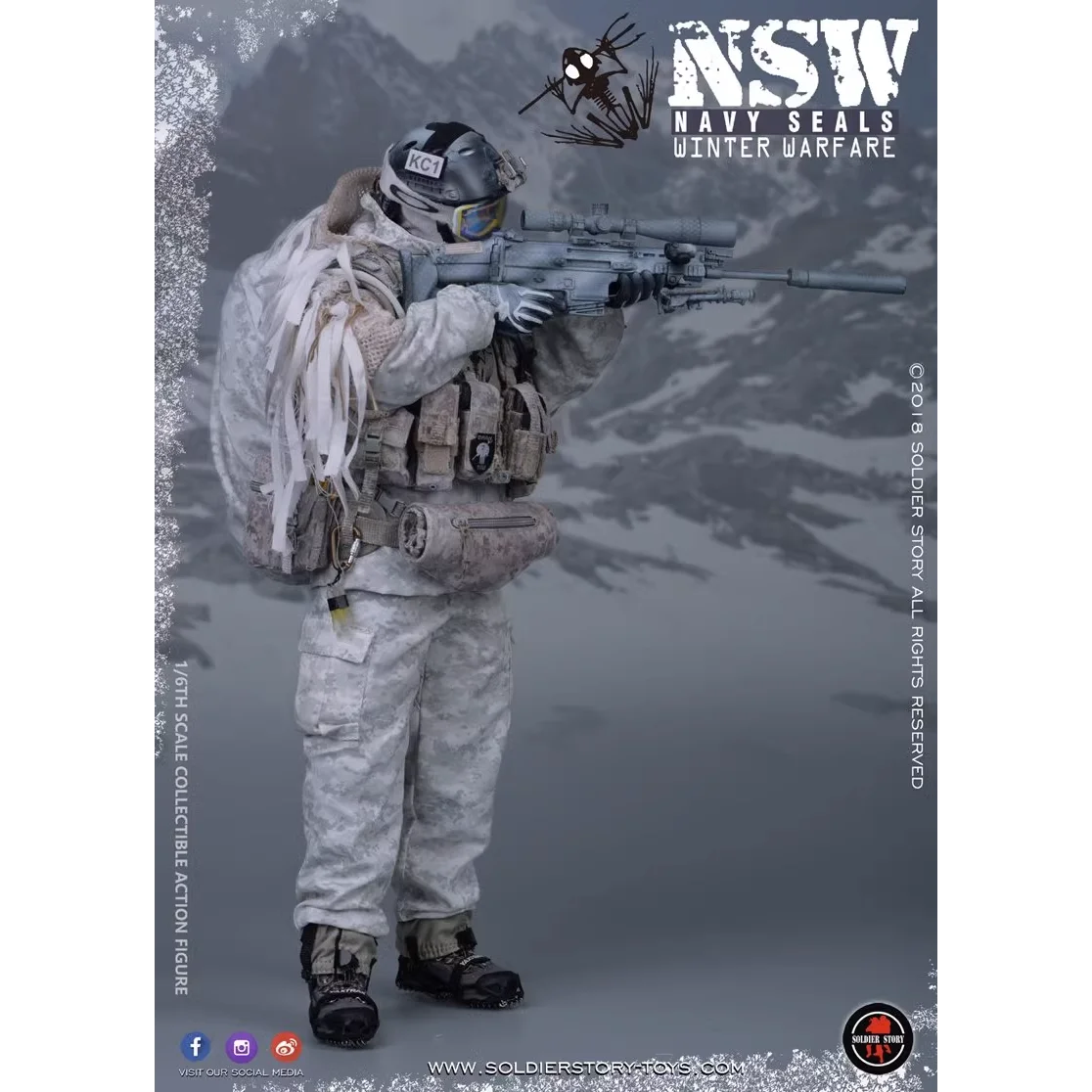 Original SS109 SoldierStory NSW MARKSMAN US Navy Seal Special Forces 1/6 Male Soldier Action Model Art Collection Toy Gifts