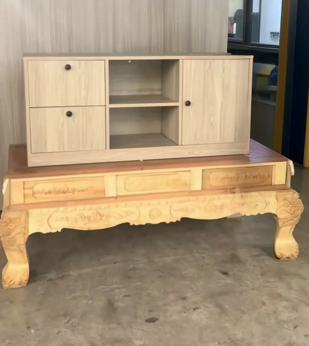 TV Cabinet Modern Chinese Collection Locker Bedroom Log Air Cabinet