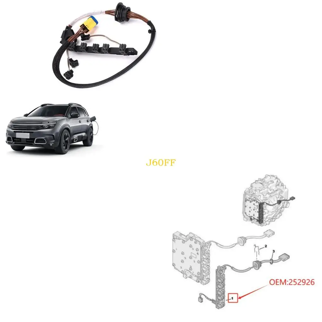 

J60F Transmission Electrical Harness Seamless Transfer Heat Resistant Design