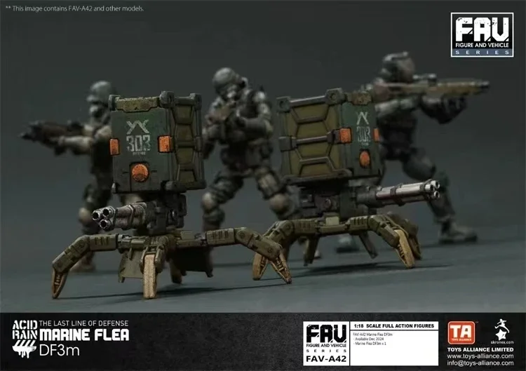 【MT】Acid Rain War FAV-A41 Maelstrom Trooper FAV-A42 MarineFlea DF3m 1/18 Action Figureรูปเครื่องประดับของขวัญ
